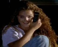 She appeared in the music video of the power ballad 